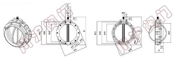 電動粉體蝶閥 結(jié)構(gòu)圖